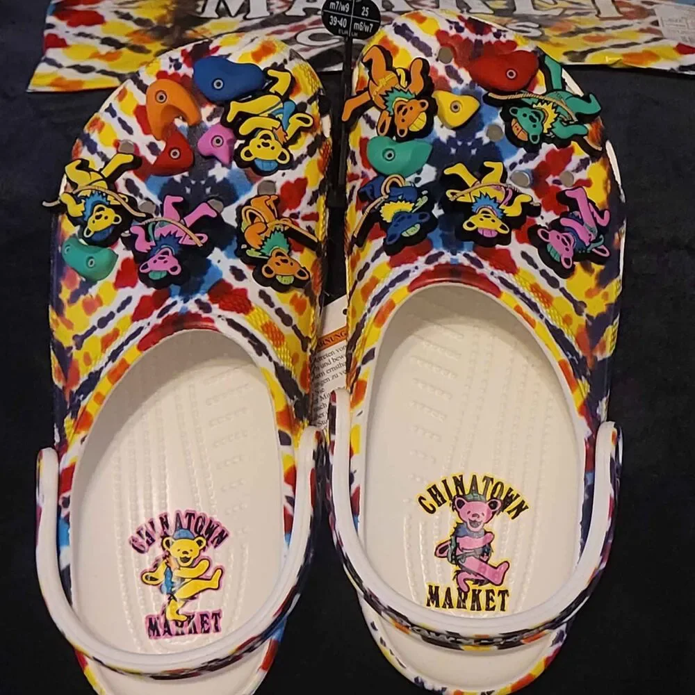CROCS grateful dead